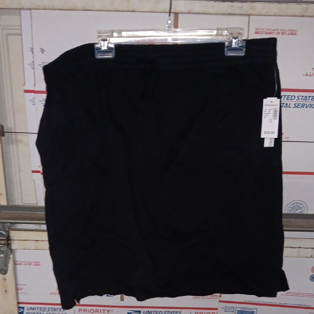 NWT..Westpirt Size 1X Classic Black Women's Skirt (SKU N140)
